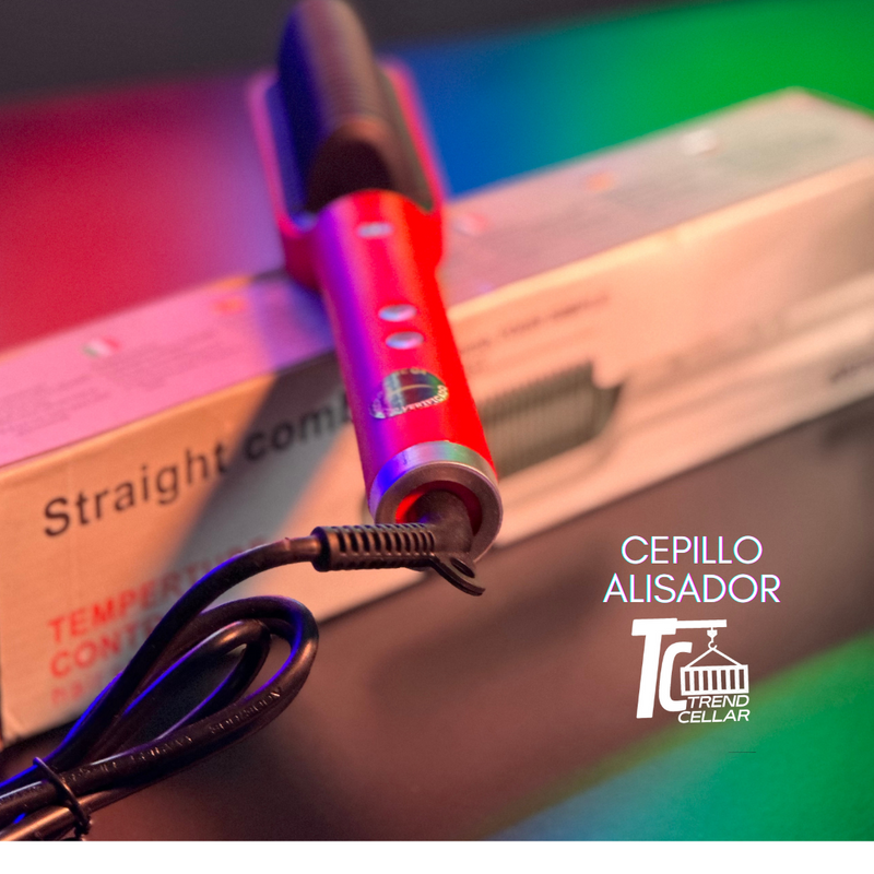 Cepillo Alisador de Pelo Electrico Pro