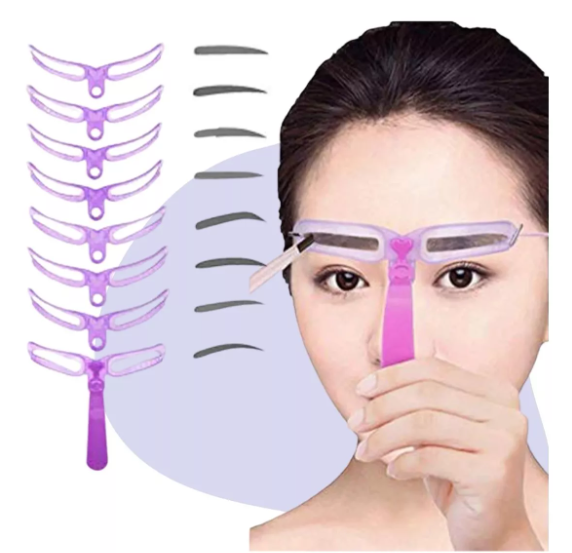 Set 8 Plantillas Delineador para cejas